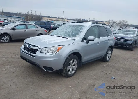 2014 Subaru Forester 2.5I Premium from USA, damaged, VIN JF2SJAEC3EH520928